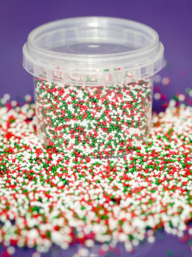 Non Pareil Sprinkles 100g - Christmas Mix