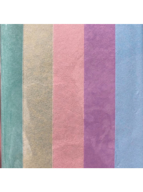 Pastel Mix Tissue Paper - 10 Sheets (50cm x 70cm)