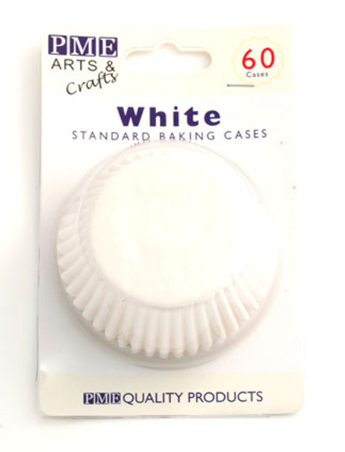 White Baking Cases 60 pack