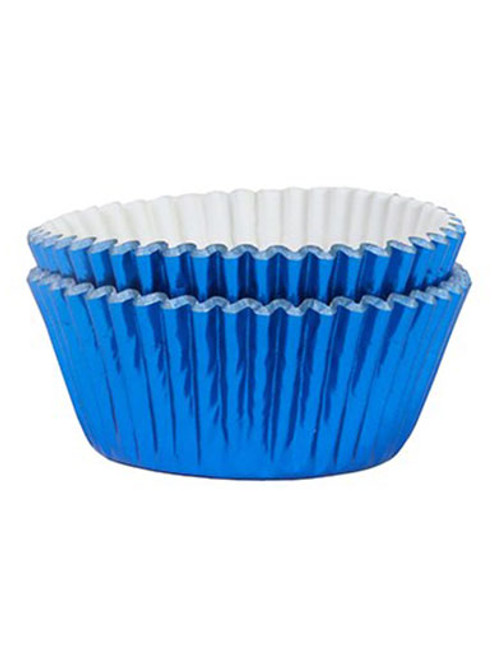 PME Metallic Blue Foil Baking Cases - Pack of 30