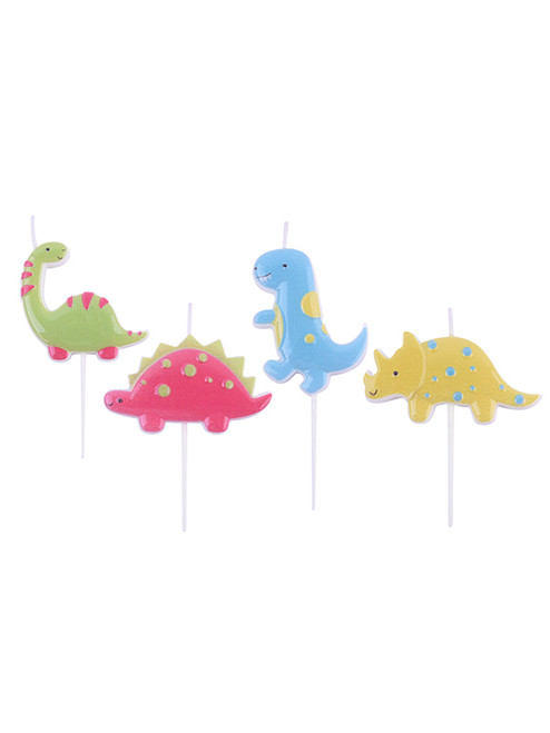 PME Dinosaur Candles - Pack of 4