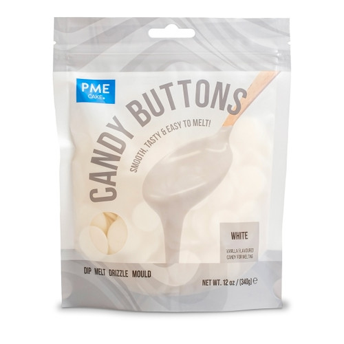 packet of white candy buttons