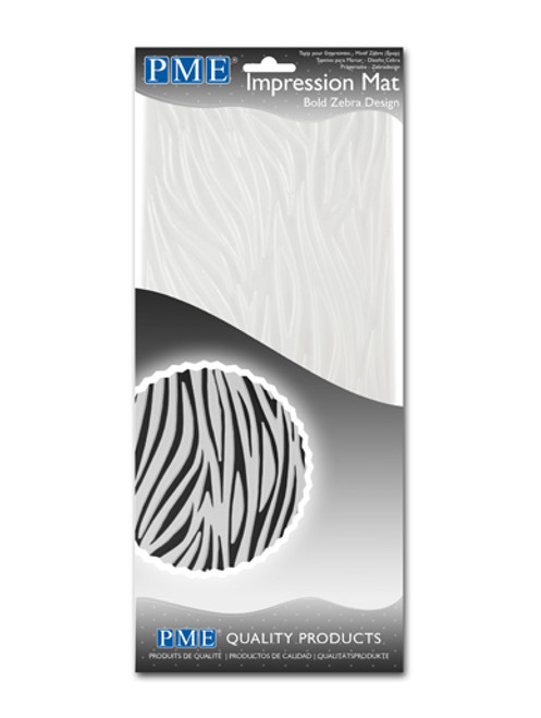 PME Bold Zebra Design Impression Mat