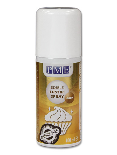 Alcohol Free - Edible Lustre Spray - Gold 100ml