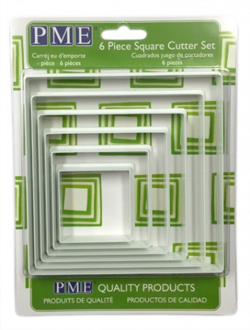 PME Square Cutters Set of 6