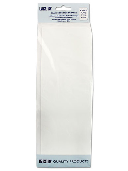 Plain Edge Plastic Side Scraper - Extra Tall 25cm/10 Inch