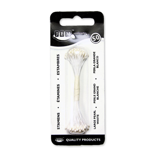 white pearl large stamens in pack
