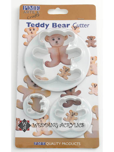 Teddy Bear Cutter (set of 3)