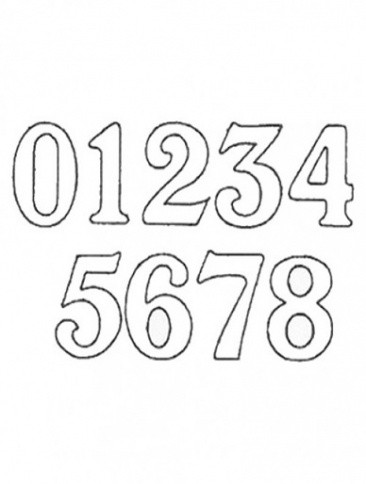 Extra Large Number - 8