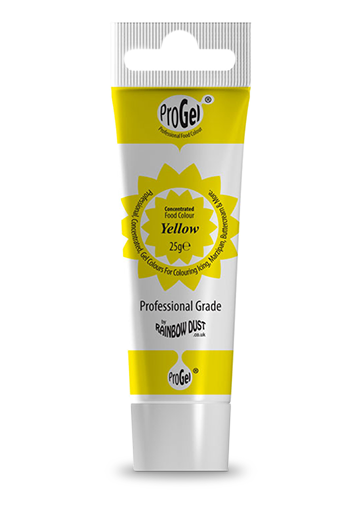 Yellow Rainbow Dust ProGel tube