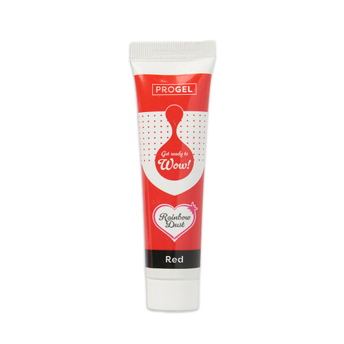 Red ProGel Food Colour in a tube.