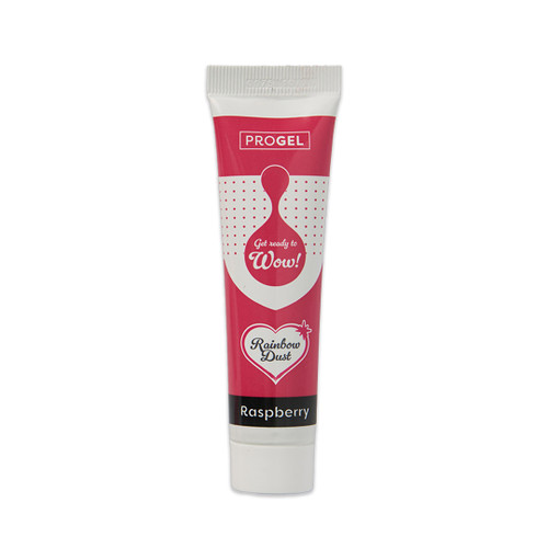 Raspberry colour Progel tube from Rainbow Dust