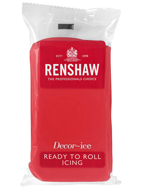 Renshaw Ready To Roll Icing - Poppy Red 1kg