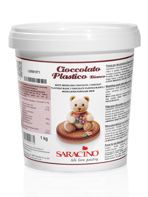 Saracino White Chocolate Modelling Paste 1kg