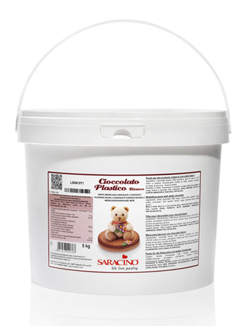 Saracino White Chocolate Modelling Paste 5kg