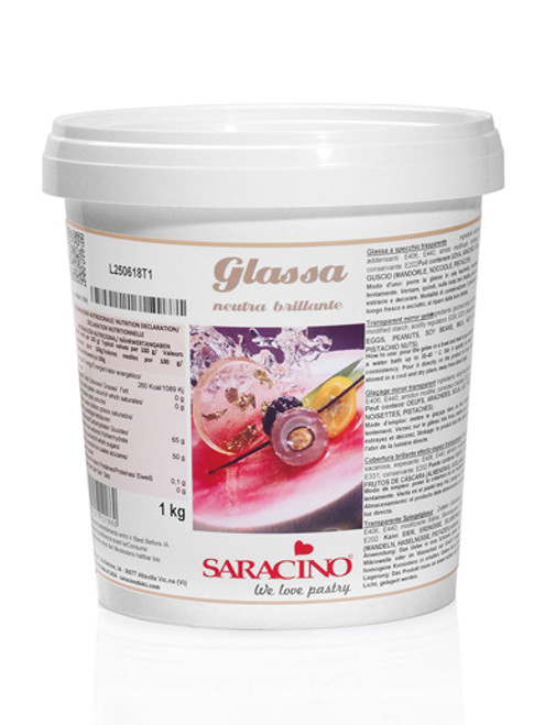 Saracino Mirror Glaze 1kg - Transparent / Clear