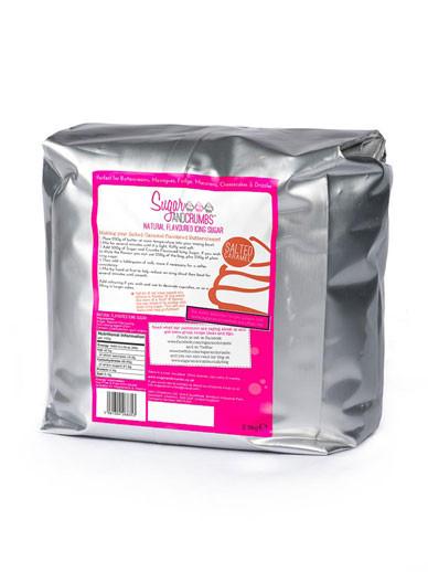 Packet of Salted Caramel Icing Sugar 2.5kg
