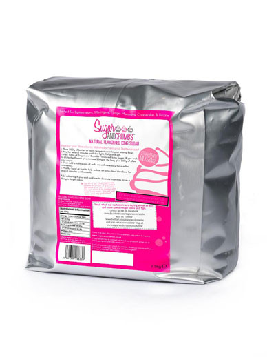 Packet of Strawberry Milkshake Icing Sugar 2.5kg