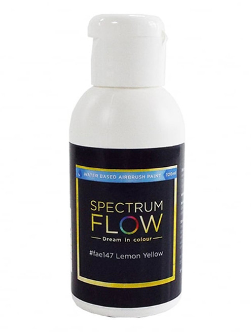 Spectrum Flow Water Based Airbrush Colour 100ml - Lemon Yellow Spectrum Flow Water Based Airbrush Colour 100ml - Lemon Yellow