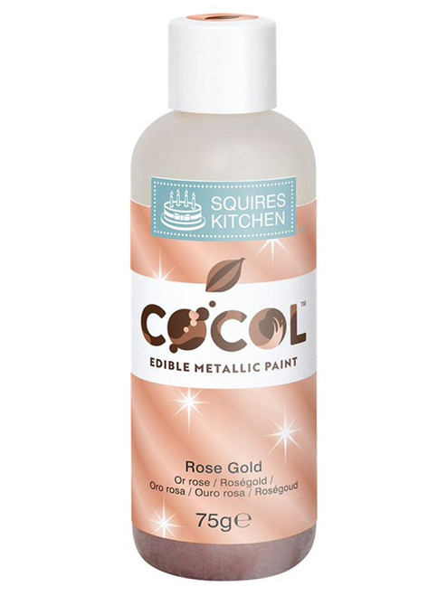 Squires Kitchen - Professional COCOL Chocolate Paint - Metallic Rose Gold 75g