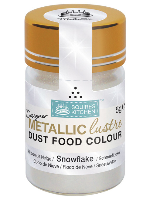 Squires Kitchen Designer Metallic Lustre Dust - Snowflake