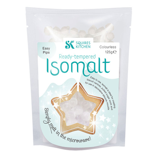 packet of colourless isomalts