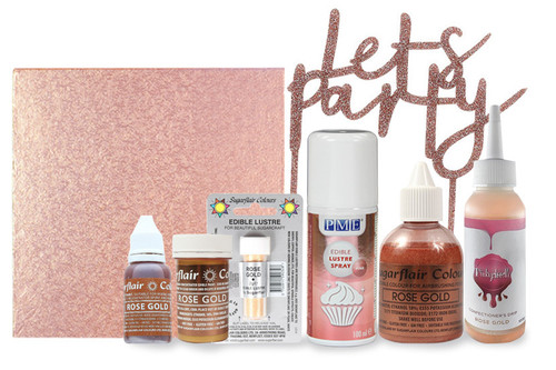 Rose Gold Cake Trend