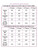 table of mixture quantities