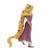 Right side view of Disney cake topper of Rapunzel with Flowers from "Tangled"