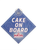The Vanilla Valley Cake on Board Car Sign - Pink & Blue