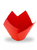 one red coloured tulip case