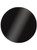 10" Round Masonite 6mm Board - Black Gloss