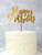 'Happy Birthday' Gold Cake Topper