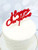 'Happy Christmas' Red Acrylic Cake Topper