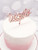 'Twenty One' Rose Gold Acrylic Cake Topper