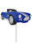 Glitter Card Cake Topper - Sports Car - Blue