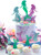 Glitter Card Cupcake Toppers - Mermaid Tails - Set of 6