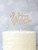 'Fifty' Wooden Cake Topper