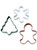 Wilton Christmas Cookie Cutters - Set of 3