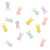 Easter Bunny Shaped Table Confetti