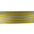 Striped Ribbon - Yellow - 25mm x 25 Metres