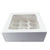 White Cupcake Box  Holds 12 Cupcakes 4" Deep