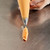 Colour Mill Piping Tip 125 Petal on end of piping bag