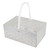 Wicker Design Cupcake Box with Handle - Holds 6