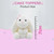 White Bunny Edible Cake Topper