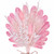 Shell Palm Bouquets - Pink Glitter