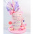 Shell Palm Bouquets - Mermaid on the top of a celebration cake