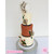 Dried Flower Ring - 10cm with stem - Gold on the top of a celebration cake