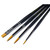 Synthetic Sable Brushes - Set of 4