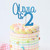 Age Personalised Glitter Topper - Script